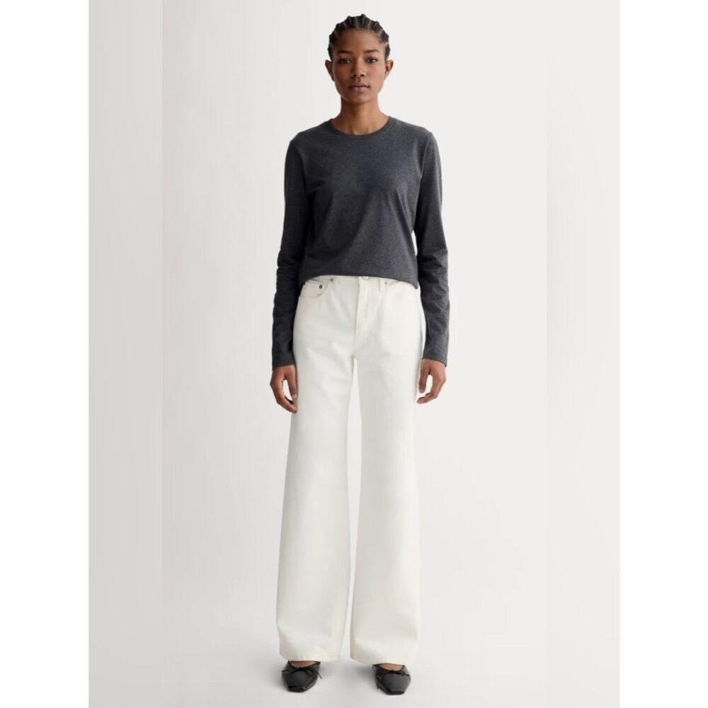 New Everlane THE MID-WAY JEAN in Bone Size 29